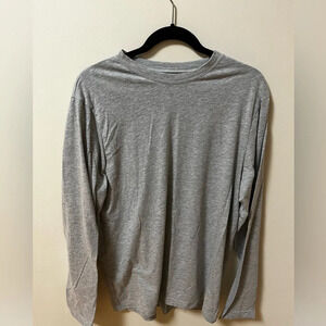 Charles River Apparel Basic Long Sleeve T-Shirt- Gray- Men’s Size Medium